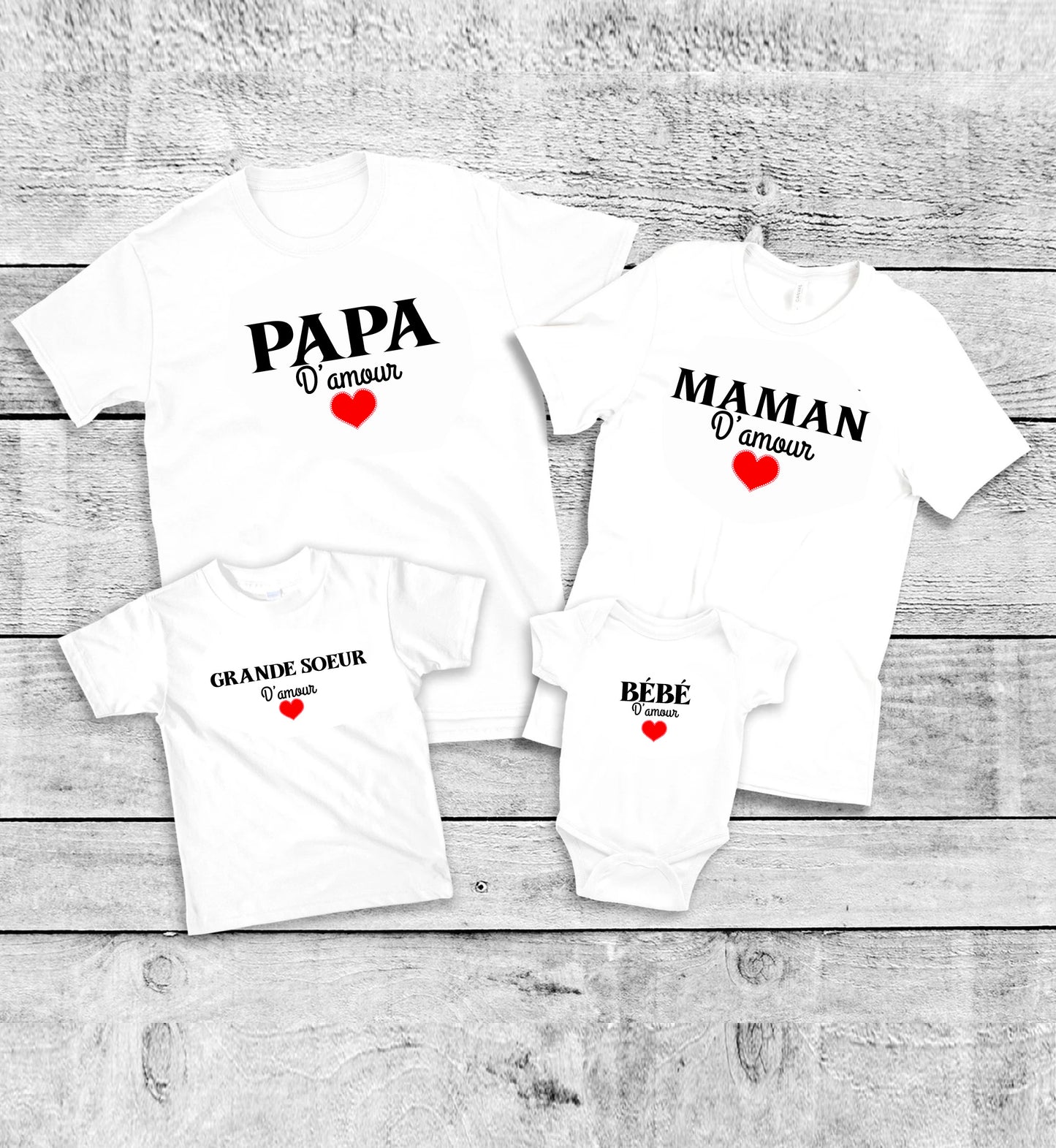 T-Shirt j'aime Ma Famille